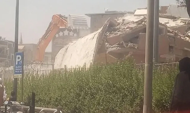 SSK Caddesi’nde yol genişletme çalışmaları sürüyor
