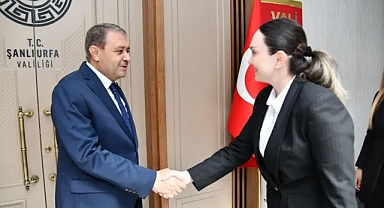 Vali Şıldak, hac dönüşü personeliyle bayramlaştı