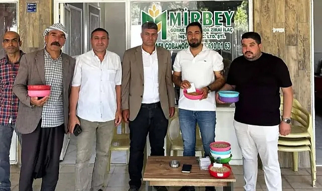 Viranşehir'de sezonun ilk buğdayı satıldı