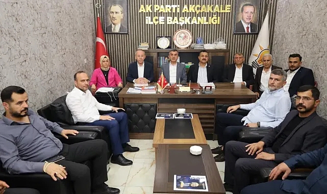AK Parti İl Başkanı Günbegi'den Akçakale temasları