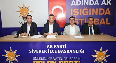 AK Parti Şanlıurfa'dan Siverek temasları