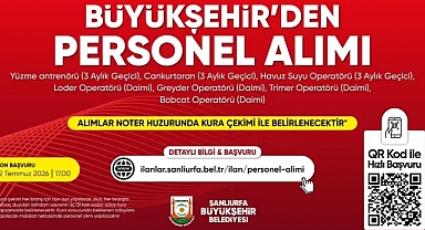 Büyükşehir Belediyesi, personel alımı yapacak