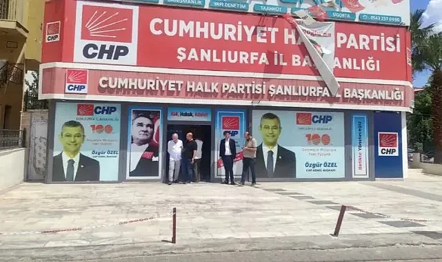CHP Şanlıurfa’da bir ilçe başkanı istifa etti