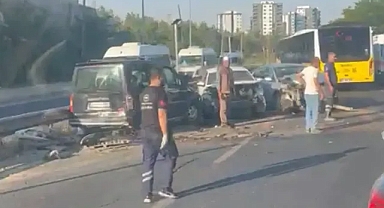Eyyübiye'de zincirleme trafik kazası