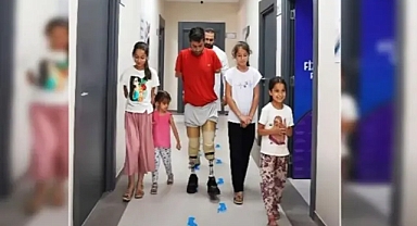 Fatma Şahin el attı, Viranşehirli Burhan, ayaklarına kavuştu (VİDEO)