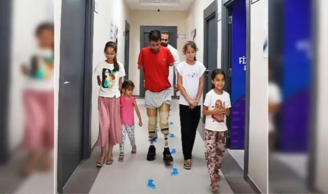 Fatma Şahin el attı, Viranşehirli Burhan, ayaklarına kavuştu (VİDEO)