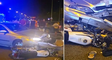 Karaköprü'de motosiklet ile otomobil çarpıştı: 1 yaralı