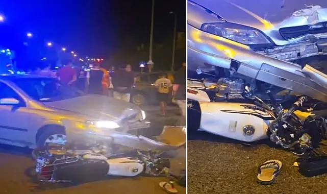 Karaköprü'de motosiklet ile otomobil çarpıştı: 1 yaralı
