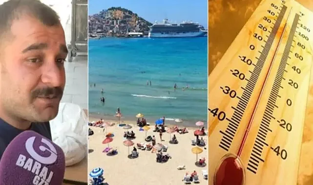 Kavurucu sıcaklar ve tatil planları, çarşıyı boşalttı (VİDEO)