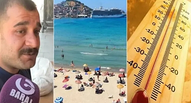 Kavurucu sıcaklar ve tatil planları, çarşıyı boşalttı (VİDEO)