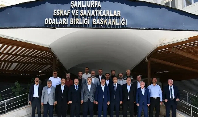 Vali Hasan Şıldak'tan Esnaf Odaları Birliği'ne ziyaret