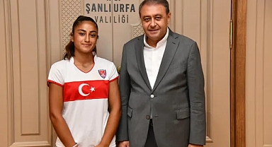 Vali Şıldak, Avrupa'nın Gol Kraliçesini ağırladı