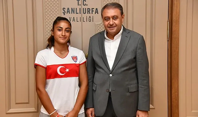 Vali Şıldak, Avrupa'nın Gol Kraliçesini ağırladı