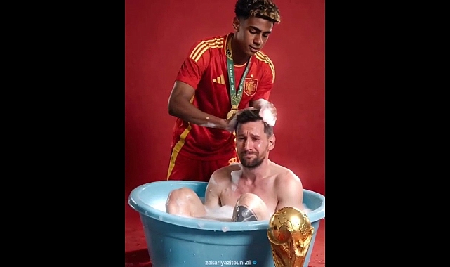 Yamal, Messi'yi pırıl pırıl yaptı