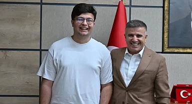YKS Türkiye Birincisi Koşar'dan, Sultanoğlu'na ziyaret