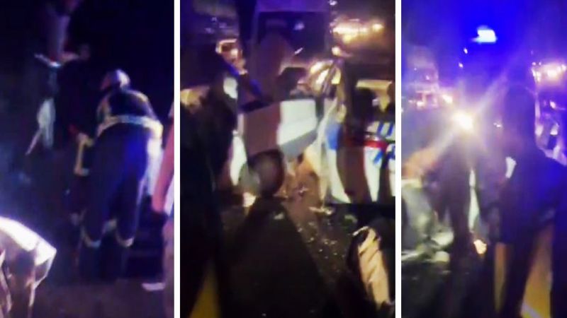 Ölüm yolunda feci kaza: 1 ölü, 3 yaralı