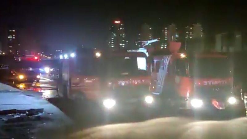 Karaköprü'de yangın