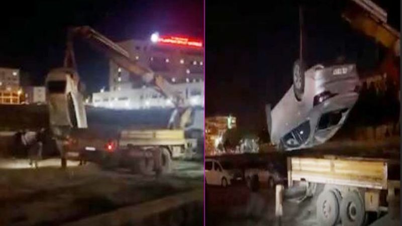 Urfa’da otomobil dereye uçtu: Yaralılar var