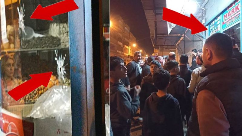 Urfa’da bir marketi silahla taradılar