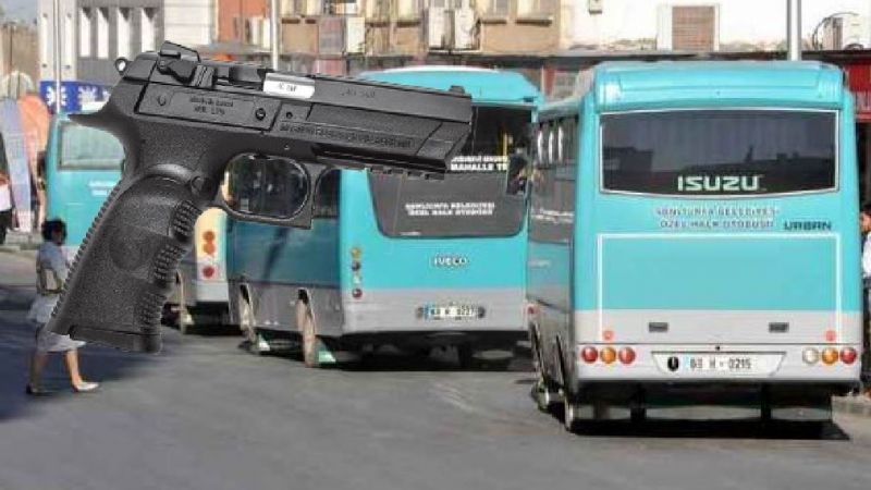 Urfa’da kurşunlar yolcu otobüsüne isabet etti