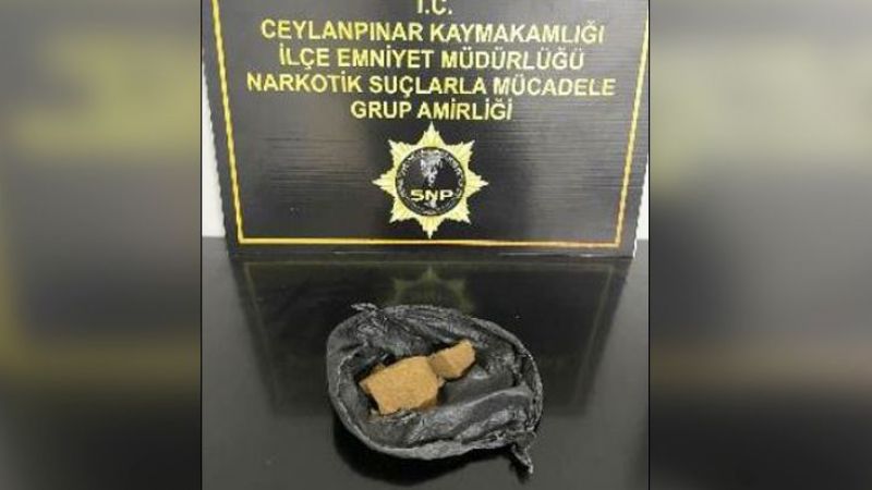 Durdurulan şahsın üzerinden uyuşturucu çıktı