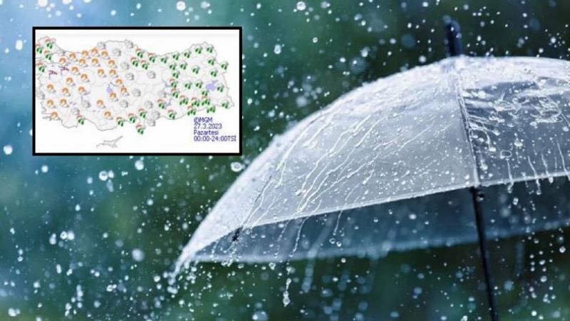 Meteorolojiden yağış uyarısı