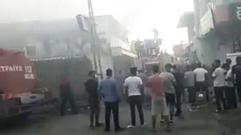 Urfa’da büyük yangın  