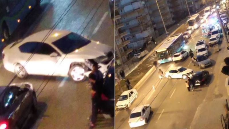 Urfa'da iki otomobil kafa kafaya çarpıştı