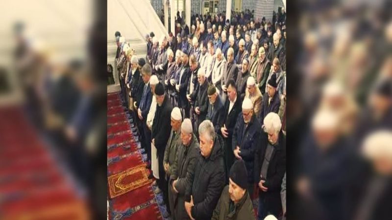 Dergah Camii'nde gıyabi cenaze namazı kılındı