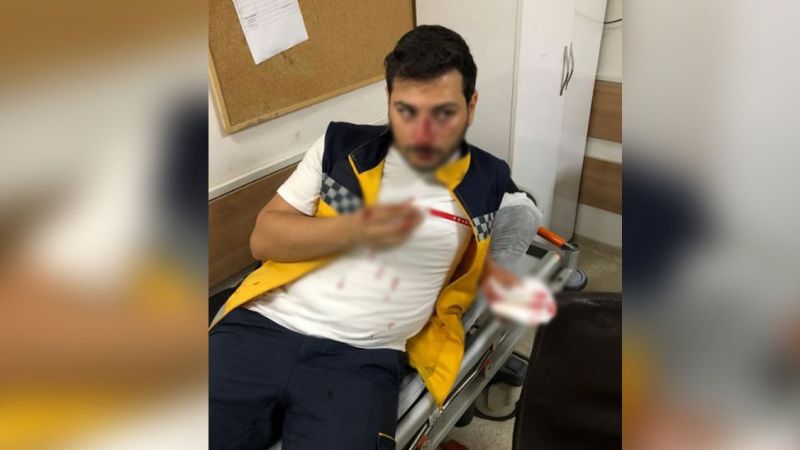 Urfa’da sağlık çalışanına darp