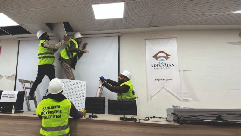 Büyükşehirden Adıyaman Valiliğine onarım desteği 