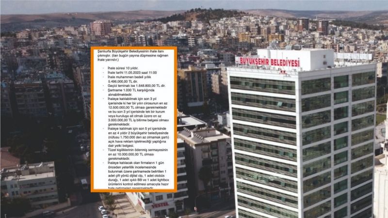 Büyükşehirden adrese teslim ihale