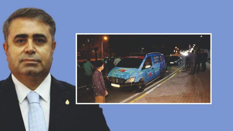 CHP seçim aracına saldırı iddiası 