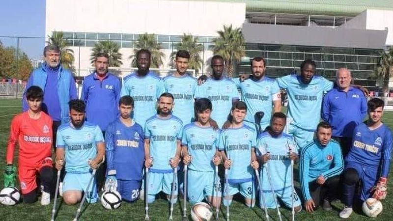 Eyyübiye'nin 'Süper' Ampute takımı yarışta 'Biz de varız' diyor