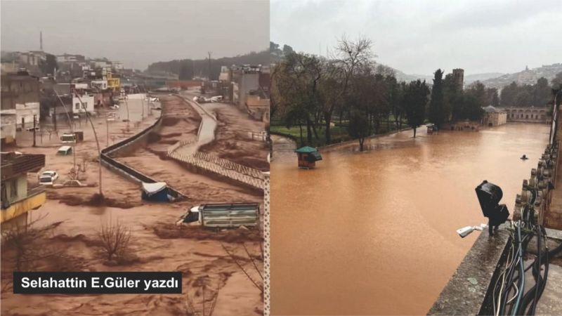Urfa tarihindeki ilk su baskını 