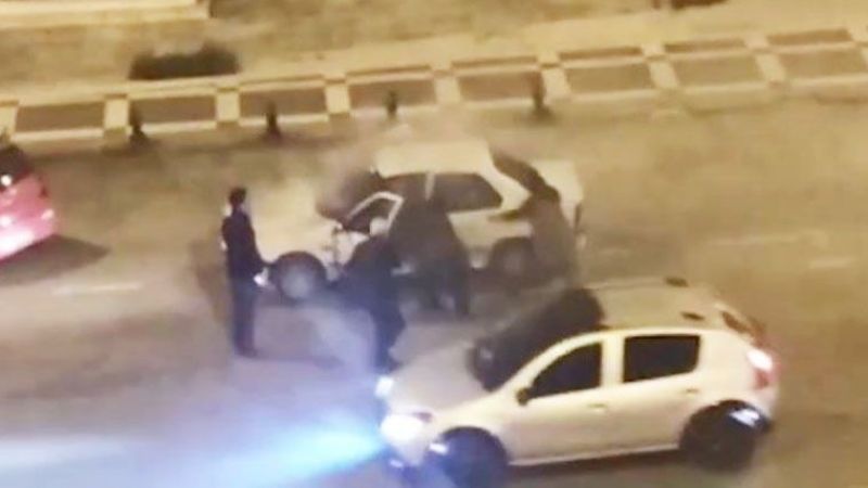 Seyir halindeki otomobil alevlere teslim oldu