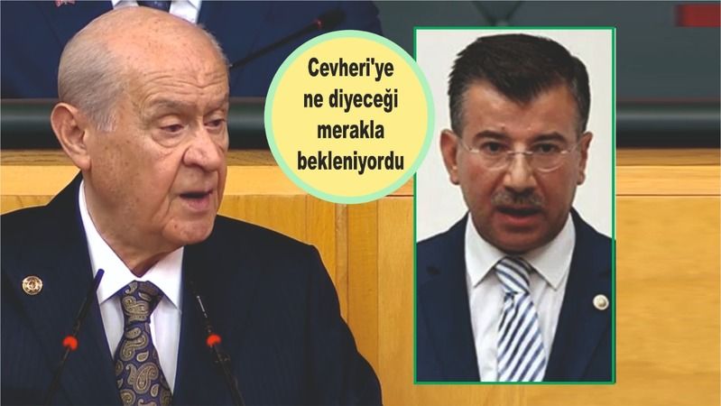 Bahçeli merakları giderdi 