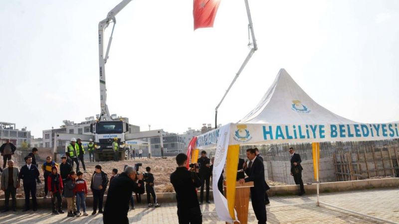 Süleymaniye'de 24 derslikli okulun temeli atıldı