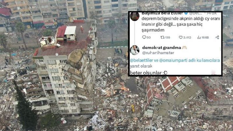 Depremzedeleri hedefe aldılar