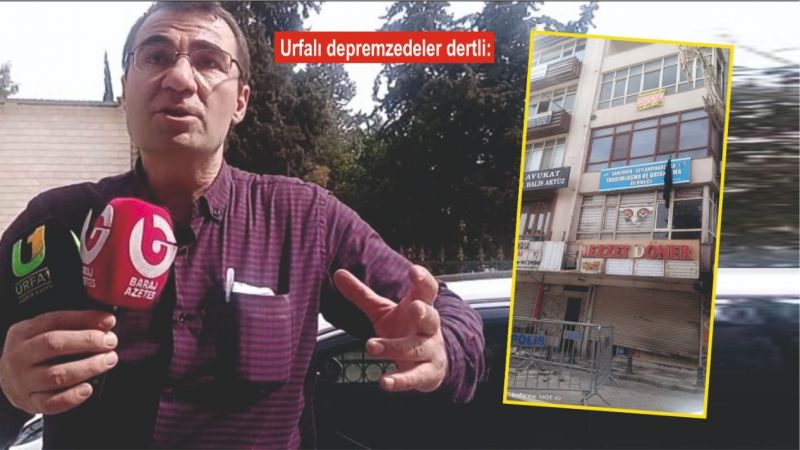 Urfa'da depremzedelerin giremediği binalara hırsızlar dadandı