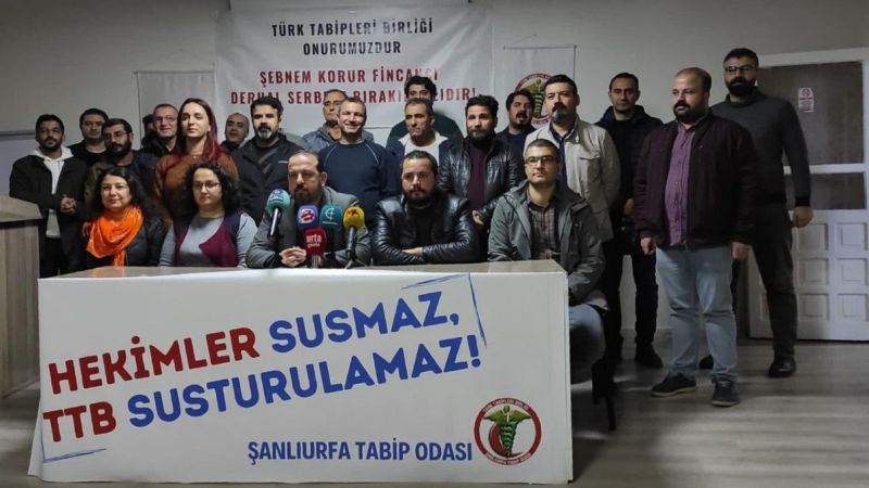 Urfa Tabip Odası'ndan Eryazgan'a destek 