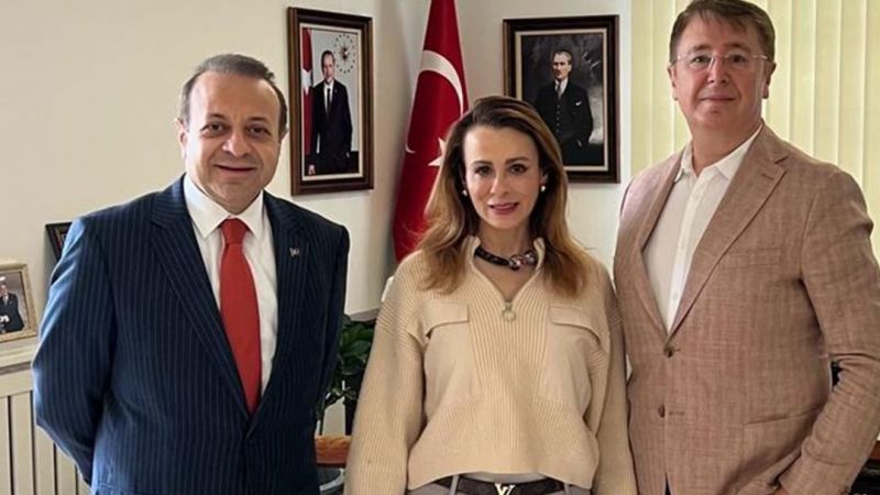 Uslu’lar Prag Büyükelçisi Bağış’ı ziyaret etti