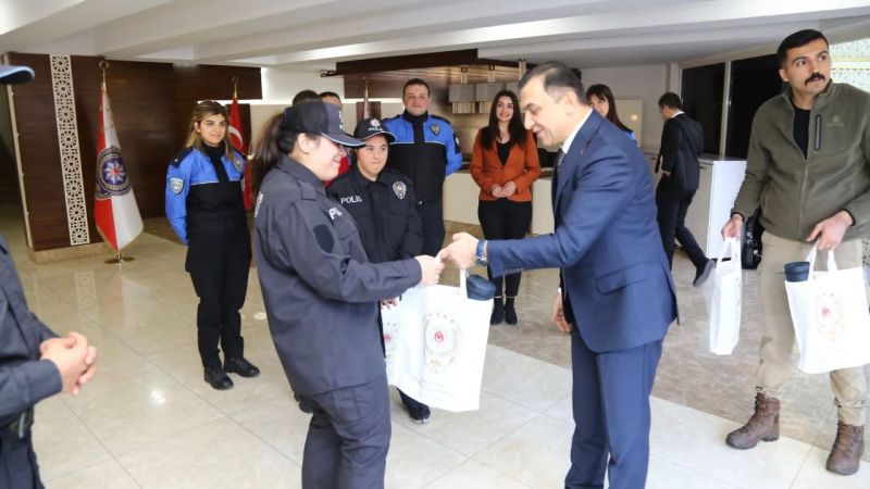 Özel çocukların polis olma hayali gerçek oldu 