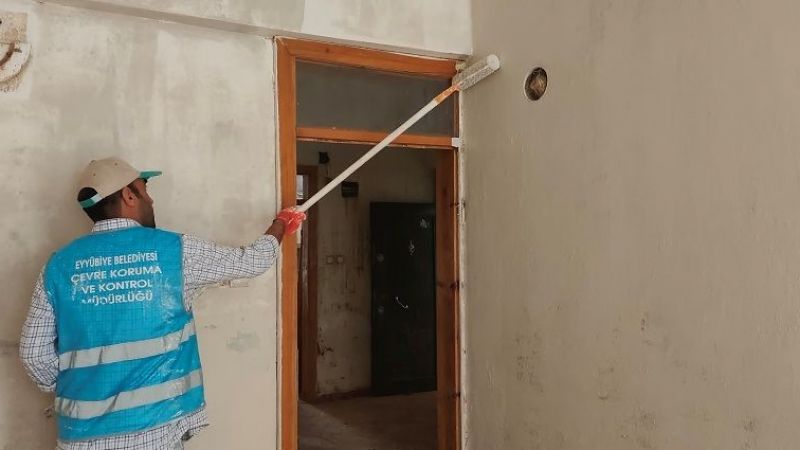 Boyacı timleri Eyyübiye'de selim tüm izlerini sildi