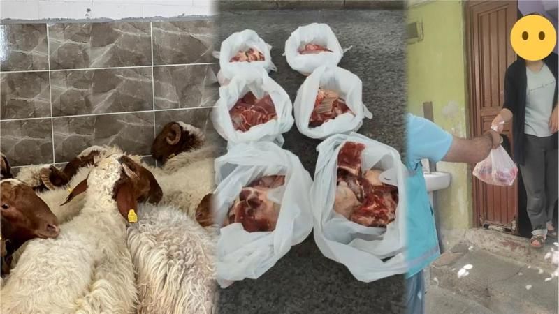 Eyyübiye ihtiyaç sahipleri için 85 kurban kesti