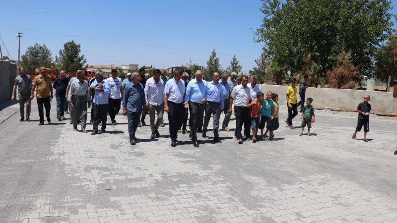 Aksoy gerdek mahallesinde incelemelerde bulundu