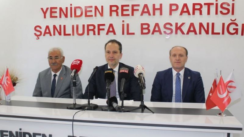 Fatih Erbakan, Urfa’ya geliyor !