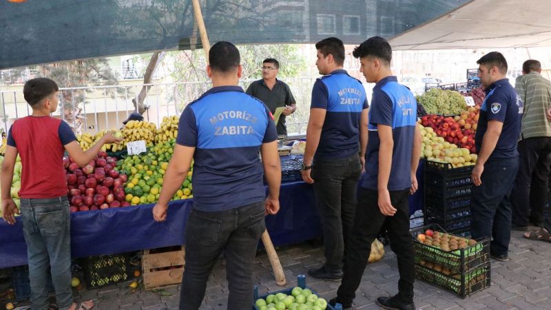 Haliliye'de pazar yerlerine sıkı denetim