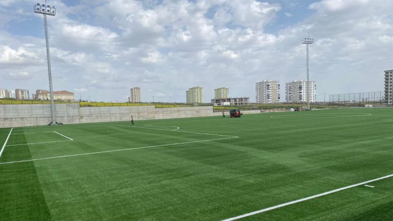 Maşuk futbol sahasında son rötuşlar