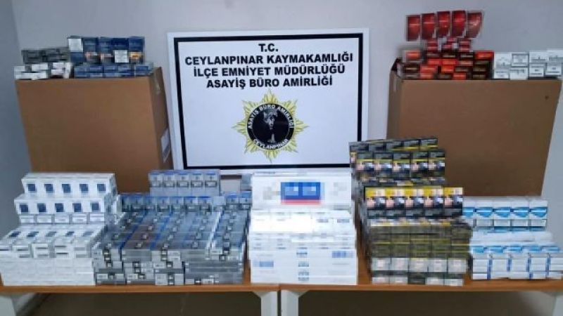 Urfa’da kaçak sigara operasyonu